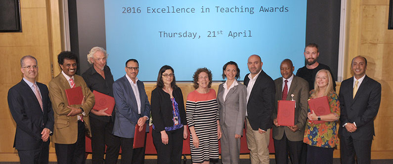 The annual awards honor the very best of teaching at WCM-Q.